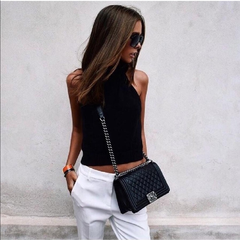 Elizabeth & James off white trousers wide pants